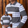 Ralph Lauren Brown & White Striped Long-Sleeve Polo Shirt - 4