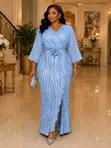 Luxury Turkey Lace Dress - 4 Colors - 2