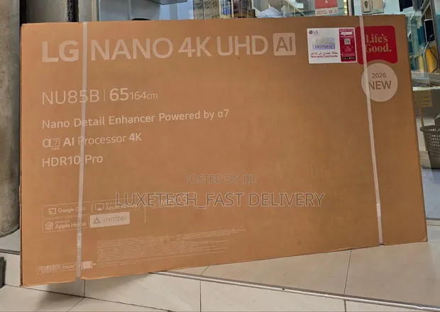 LG 65-Inch NanoCell UHD AI Smart TV NU85B - 1