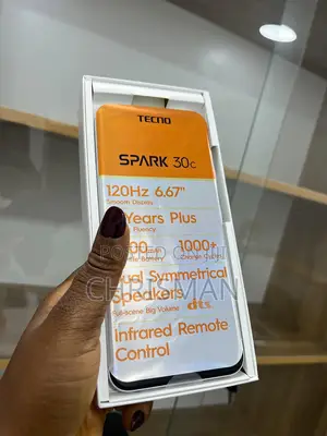 New Tecno Spark 30C 128GB White