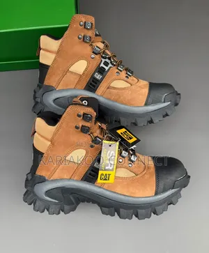 New Caterpillar Safety Boots - Brown
