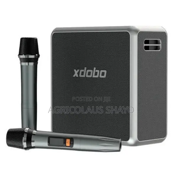 XDOBO King Max 80W Speaker ya Karaoke na Maikrofoni 2 za Wireless - 1