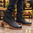 Men's Timberland Leather Boots with Zipper - 2 Colors - 1