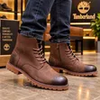 Men's Timberland Leather Boots with Zipper - 2 Colors - 2