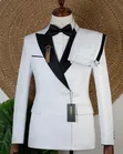 Premium White & Black Tuxedo - 1