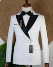 Premium White & Black Tuxedo - 4