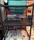 Expandable 3-Tier Microwave Stand - Adjustable Kitchen Storage Rack - 1