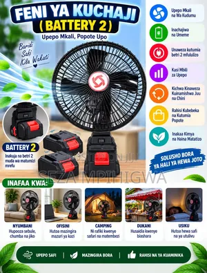 Rechargeable Stand Fan Betr 2