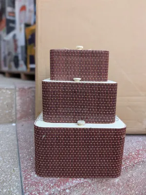 3-Piece Woven Bamboo Nesting Storage Boxes