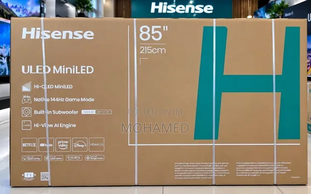 Hisense 85" ULED MiniLED Smart TV - 1