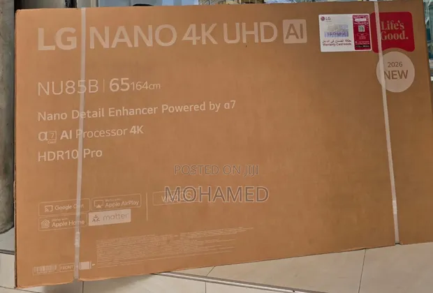 LG 65" NanoCell 4K Smart TV (2026 Model) - 1