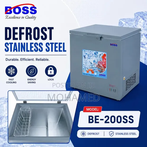 Boss Freezer BE200 SS - 200L - 1