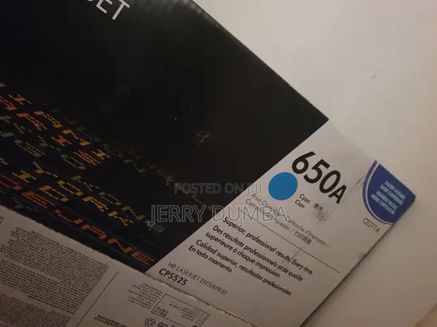 HP LaserJet 650A Toner Cartridge Set (Inayoendana) - 1
