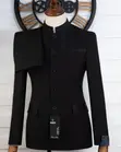 Black Smart Kaunda Suit - Premium Design - 2
