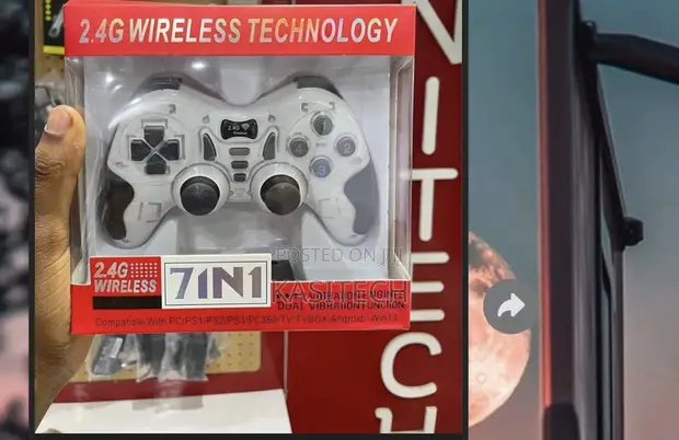 7-in-1 Wireless Gaming Pad for PC/PS2/PS3 - 1