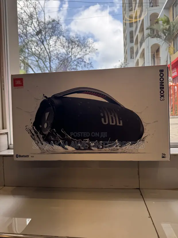JBL Boombox 3 Portable Bluetooth Speaker - 1