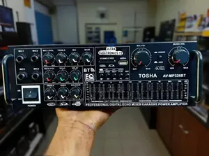 Amplifaya ya Karaoke ya Dijitali 1200W yenye Vifaa vya Kusawazisha Mara Mbili