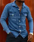 Levi's Acid Wash Blue Denim Shirt - 3