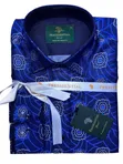 Seti ya Shati na Tai ya Paisley ya Bluu ya Kifalme ya Presidential - 5