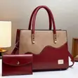 Elegant Office Handbag - Genuine Leather - 2