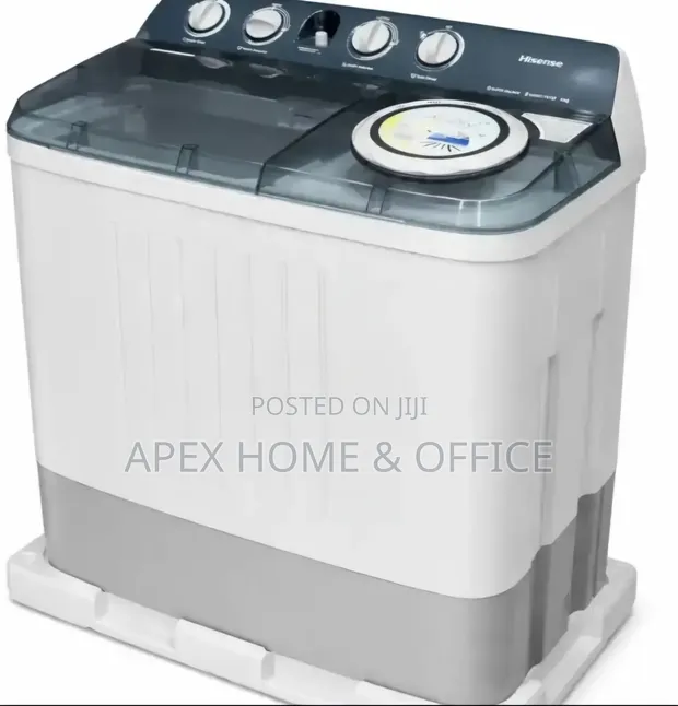 Mashine ya Kufulia Hisense 10kg Twin Tub - 1