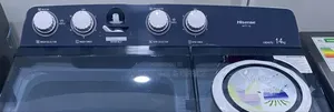 Hisense 12kg Twin Tub Semi-Automatic Machine ya Kufulia WSLX 121