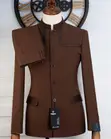 Marco Lorenzo Brown Kaunda Suit - Royal Class - 1