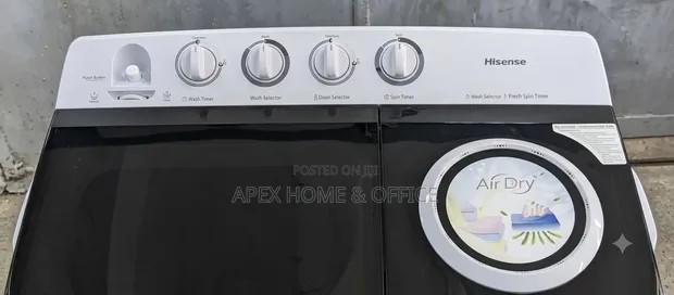 Hisense Mashine ya Kufulia Twin-Tub Kg 14 WSLX 141 - 1