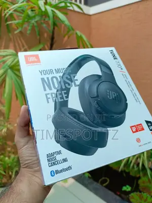 JBL Tune 770 Wireless Headphones - Nyeupe