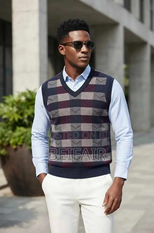 Koti la Sweta la V-Neck - 1