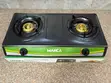 Manca Black Gas Stove (2 Burners) - 1