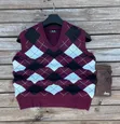 V Neck Sweater Vest - Rangi Nyingi - 2