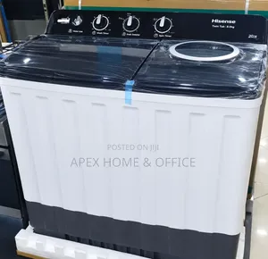 Hisense Mashine ya Kufulia ya Nusu-Moja 20kg Twin Tub