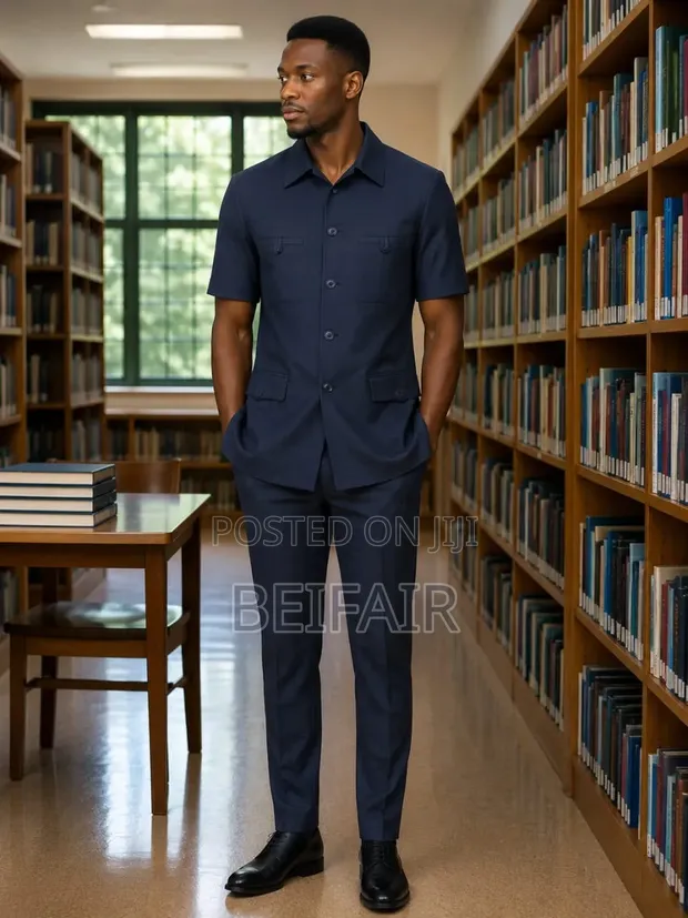 Kaunda Suit for Smart Gents | Short Sleeves - 1