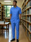 Kaunda Suit for Smart Gents | Short Sleeves - 2
