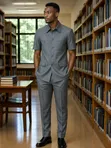 Kaunda Suit for Smart Gents | Short Sleeves - 3