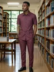 Kaunda Suit for Smart Gents | Short Sleeves - 5