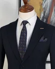 Fernando Double Buttons Smart Black Suit - 3