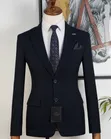 Fernando Double Buttons Smart Black Suit - 4