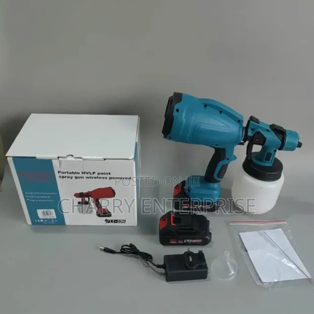 Rechargeable Portable HVLP Paint Spray Gun Wireless - 1