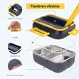 Electric Lunch Box 1.5L, 3 Grids, Steam & Cook - 2