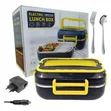 Electric Lunch Box 1.5L, 3 Grids, Steam & Cook - 3