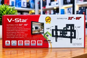 V Star Full Motion TV Wall Mount Bracket (32"-60")
