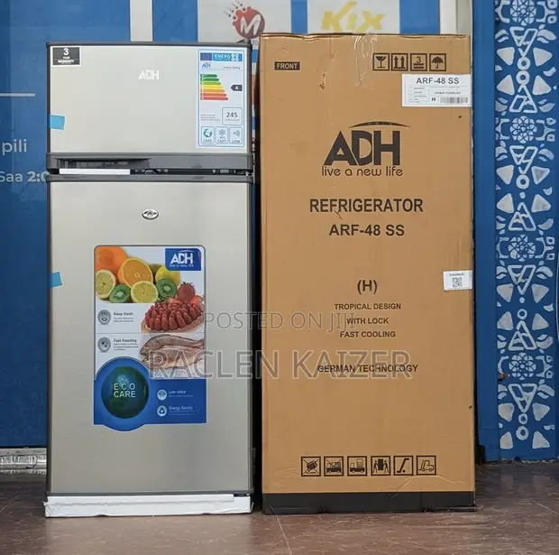 ADH Double Door Refrigerator ARF-48SS 108L - 1