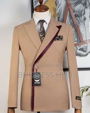 Brand Ricardo Wool Suit - Quality Business Attire