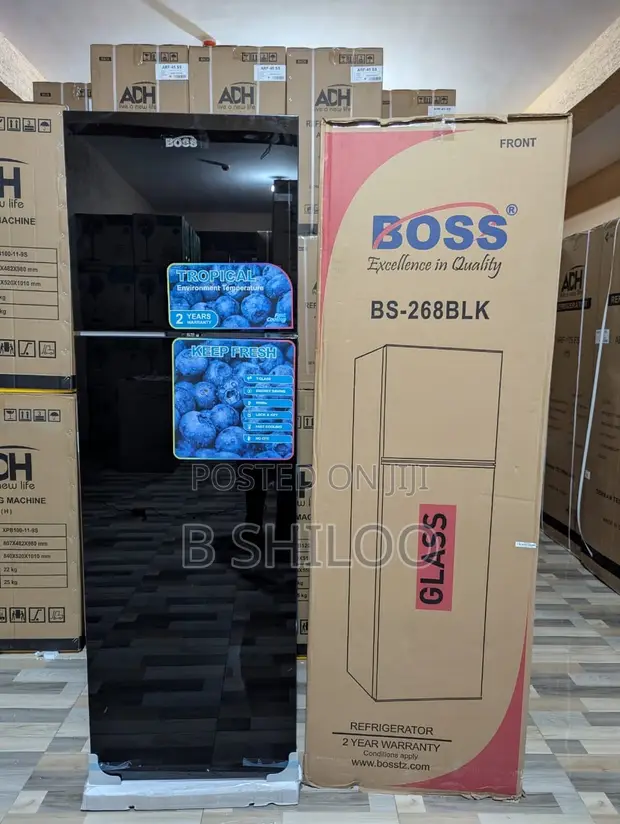 Boss Refrigerator 268L Black - 1