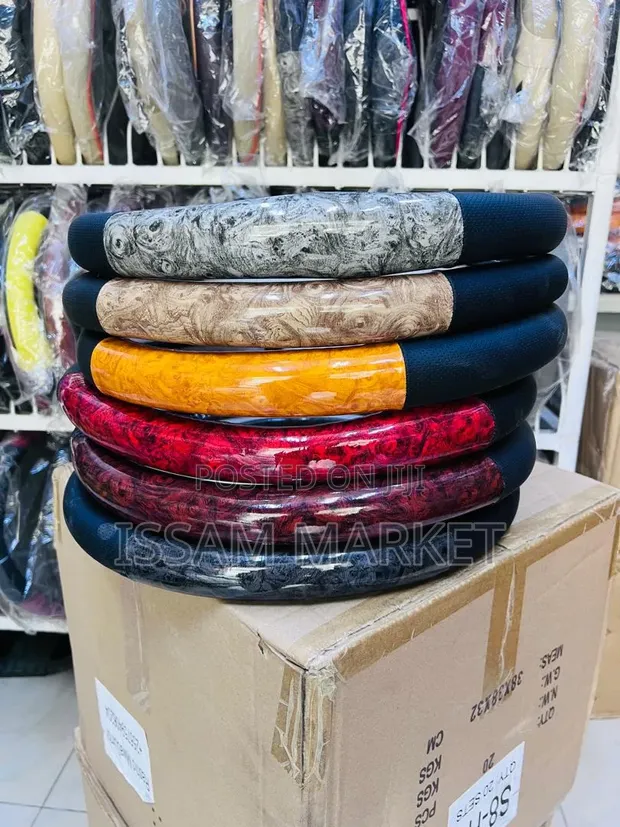 Wooden Style Steering Wheel Covers - 1