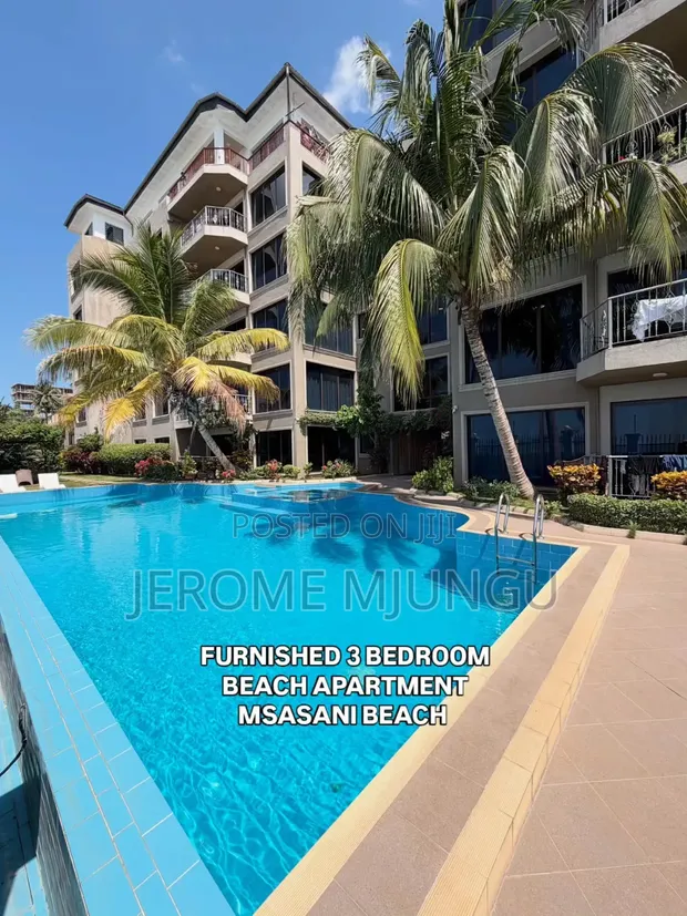 Furnished 3-Bedroom Apartment for Rent in Msasani - 1