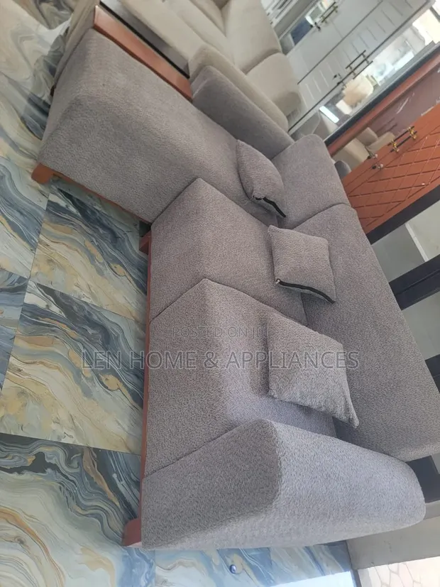 Sofa L-Shape - Kifahari Fiber na Spring - 1