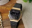 Casio A168WEGB-1BDF Vintage Digital Watch - 1